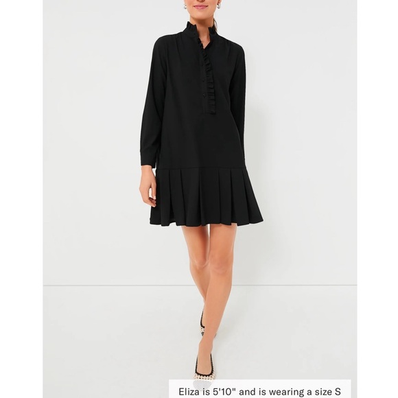 Tuckernuck Dresses & Skirts - TUCKERNUCK Black Crepe Tate Dress